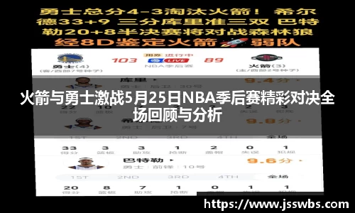 火箭与勇士激战5月25日NBA季后赛精彩对决全场回顾与分析